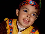 An image of a young boy smiling.