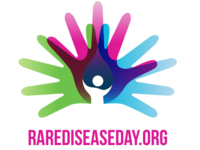 The rare disease day logo.